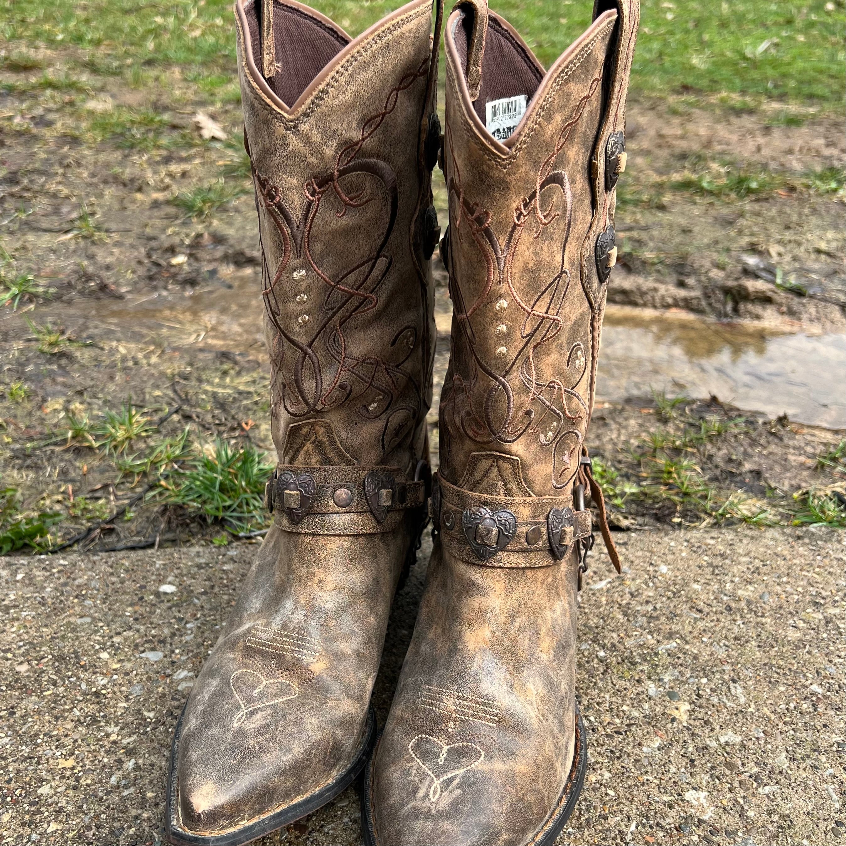 Durango Heart-Stitch Western Boots