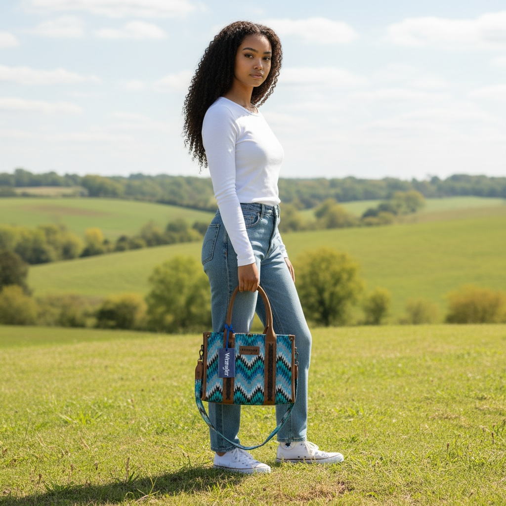 Wrangler Aztec Print Tote Bag