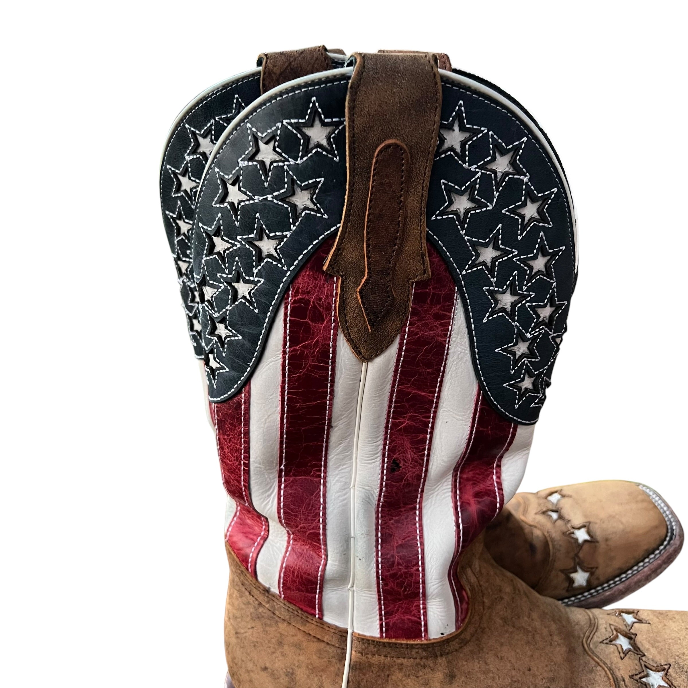 J.B. Dillon Patriotic Western Cowboy Boots