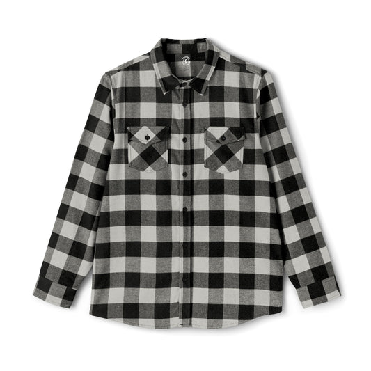 Cozy Plaid Flannel Shirt – Unisex Fall Layering Staple