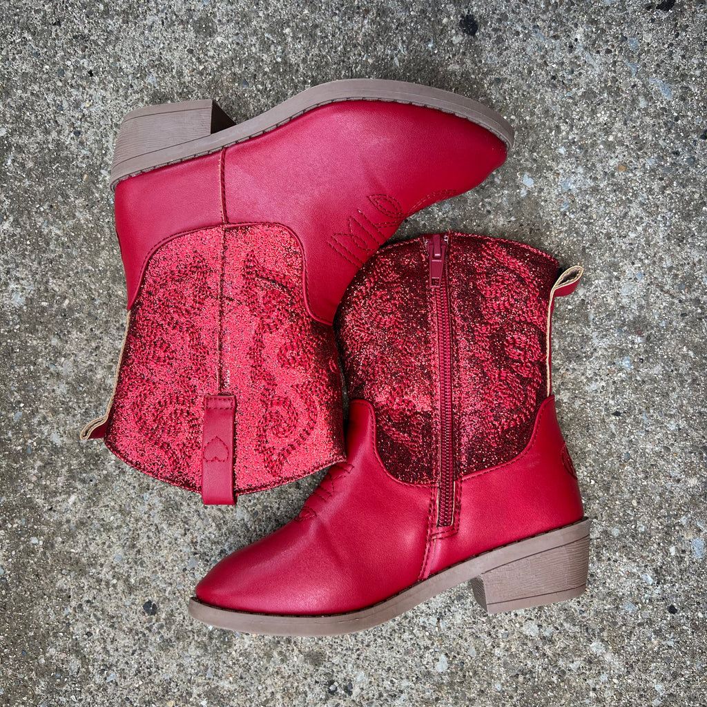 Toddler Glitter Cowboy Boots Western