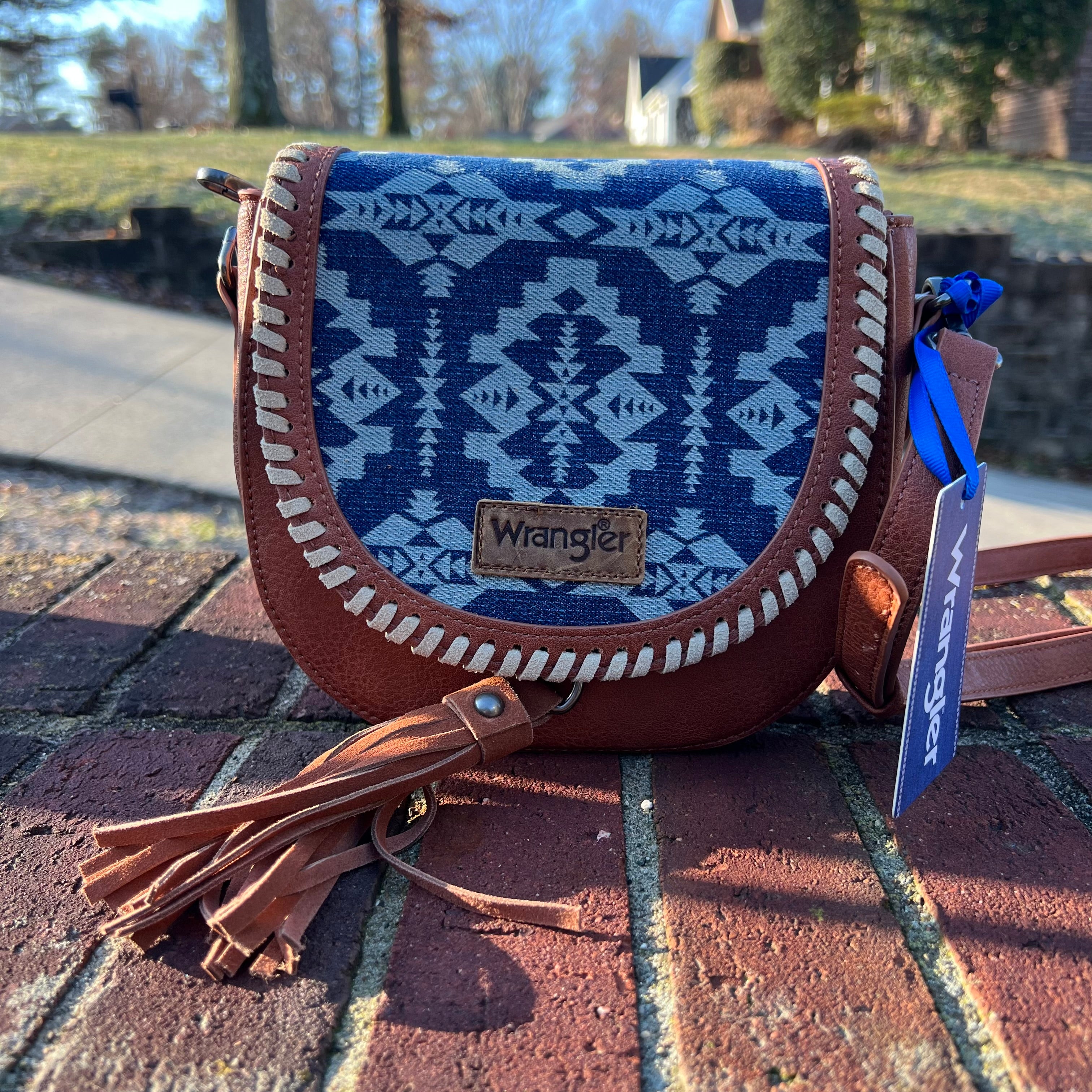 Aztec Saddle Bag Crossbody
