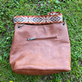 Wrangler Faux Leather Crossbody Bag with an Aztec Guitar Strap