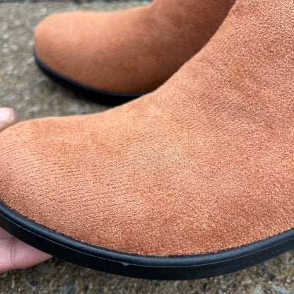 Women’s Suede Corduroy Ankle Boots – Western Style | Fall & Winter Fashion