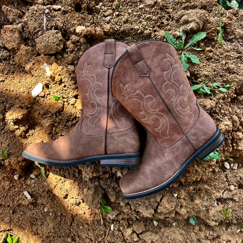 Nelson County Men’s Whiskey Leather Boots