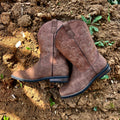 Nelson County Men’s Whiskey Leather Boots