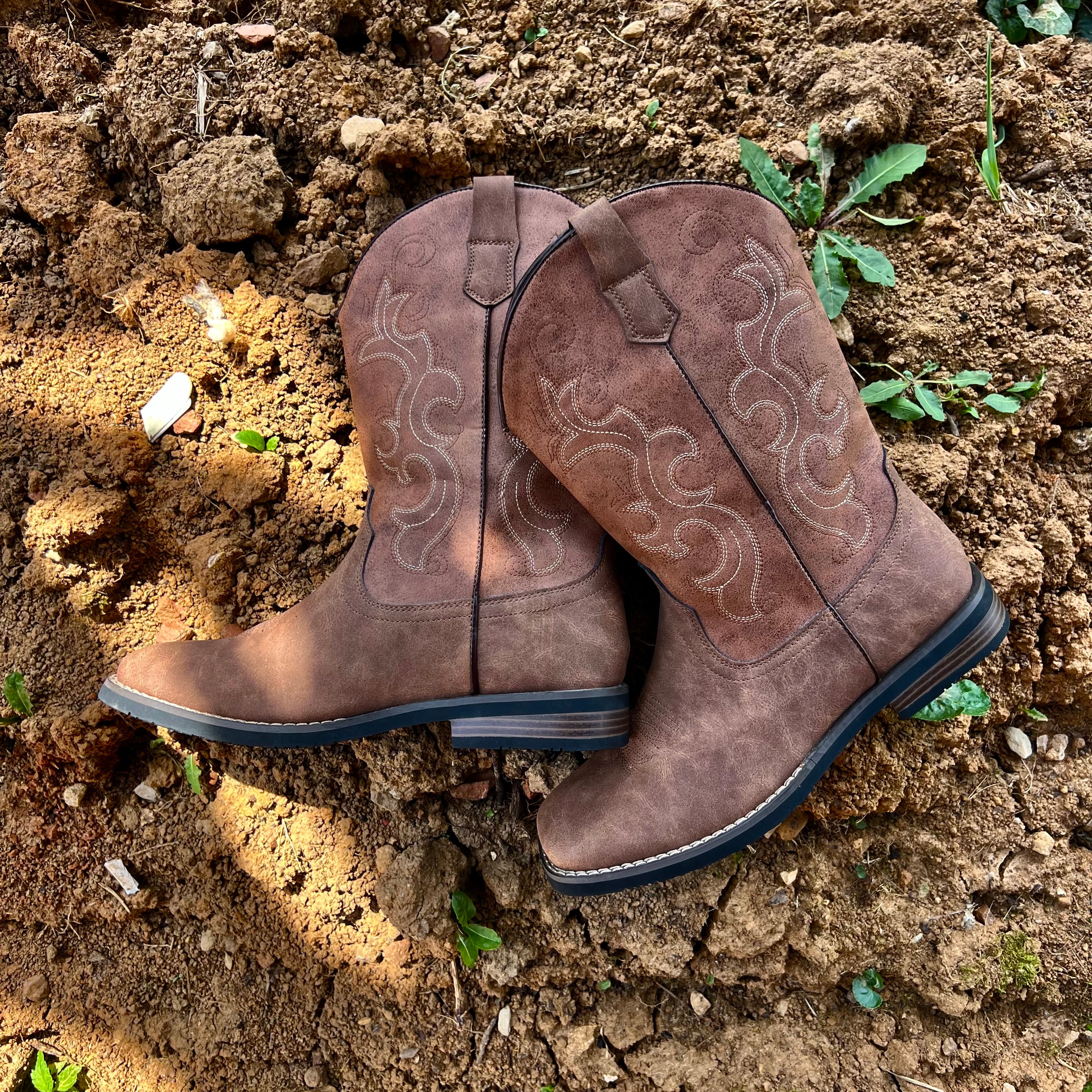 Nelson County Men’s Whiskey Leather Boots