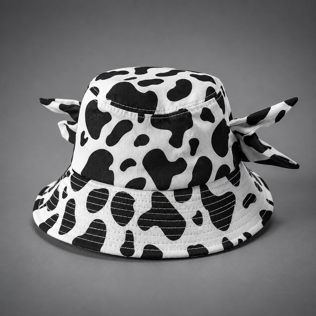 Western Cow Print Bucket Hat