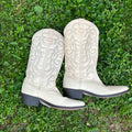 Vintage Cream Ostrich Print
Cowboy Boots