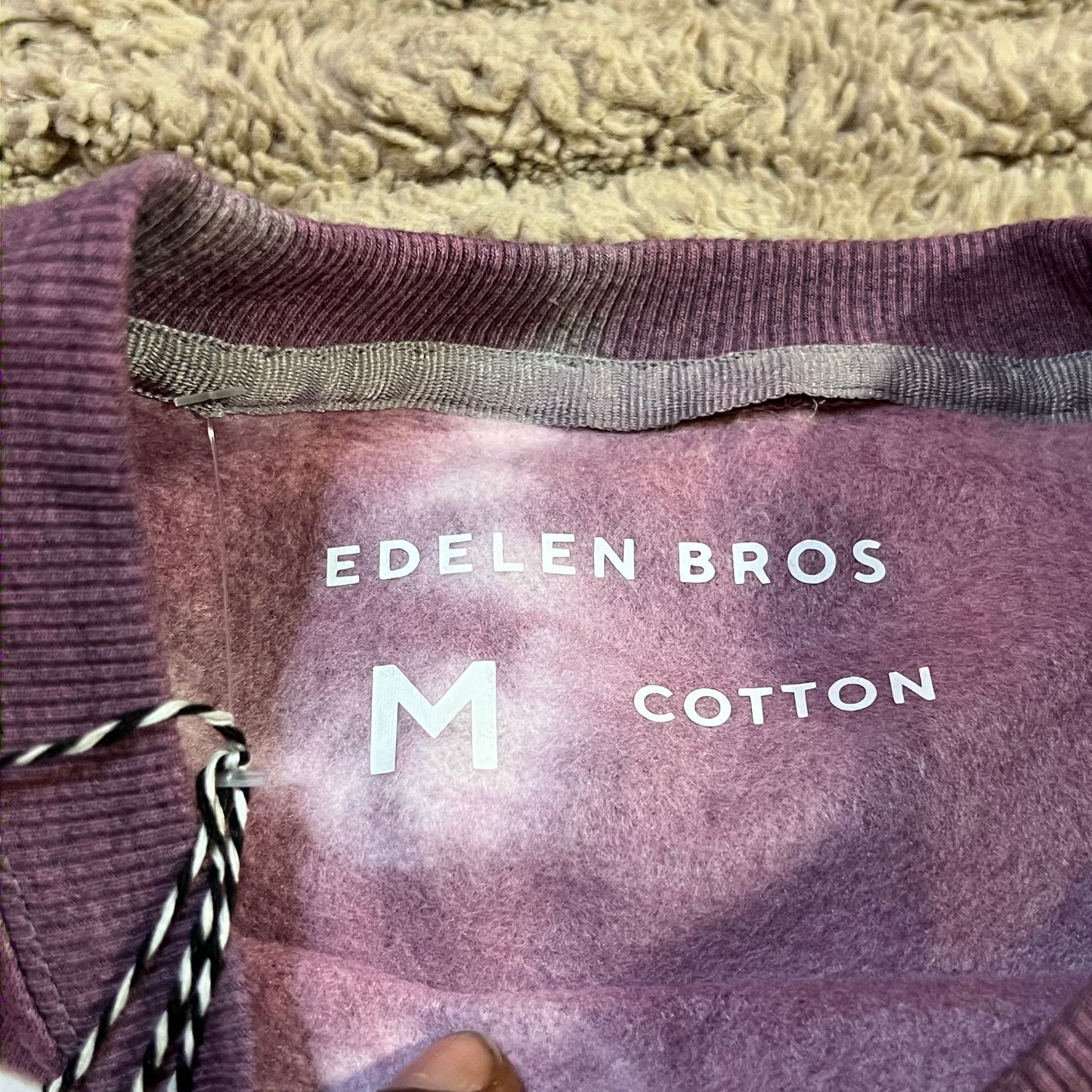 Country Rock Skull Sweater – Hand Dyed Distressed Purple