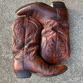 Vintage Dan Post Leather Cowboy Boots