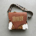 Howdy Cowhide Crossbody Edelen Bros Clothing