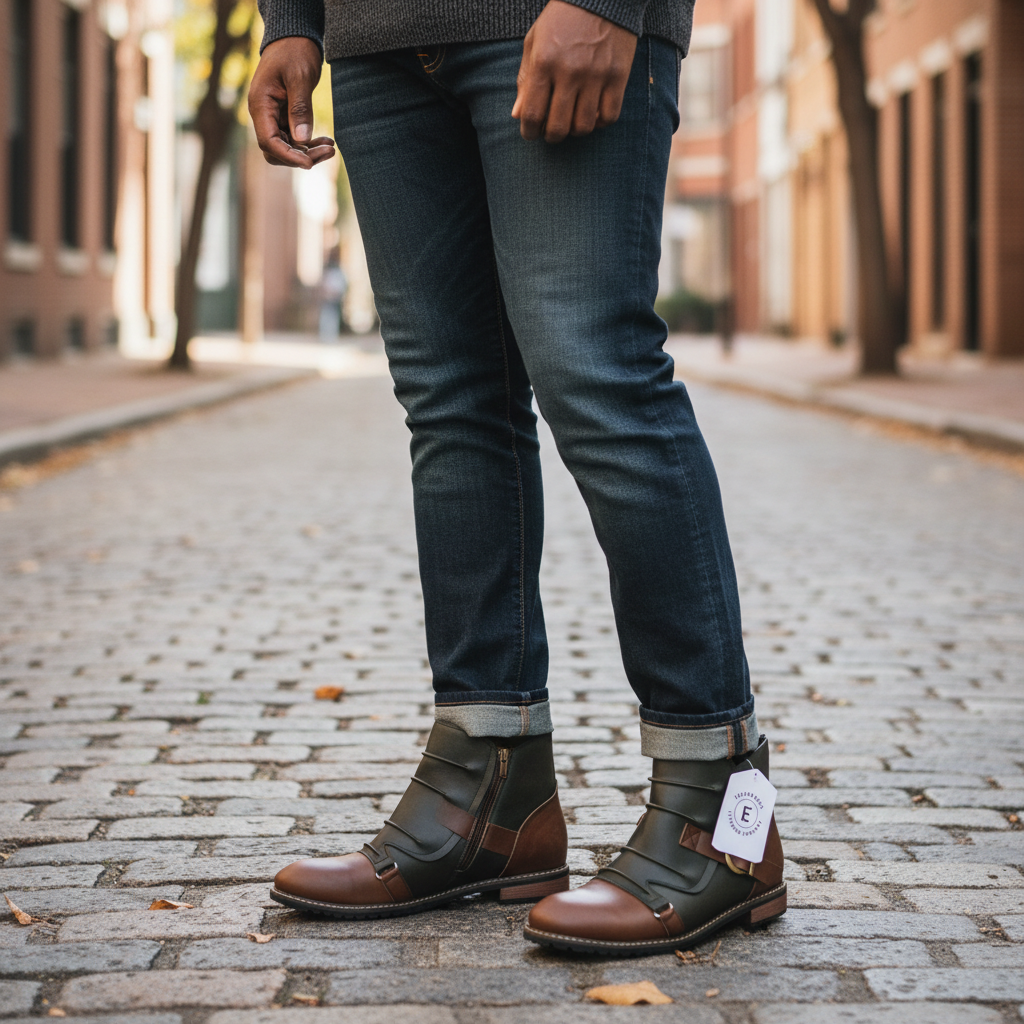 Western Rugged Cowboy Shoes