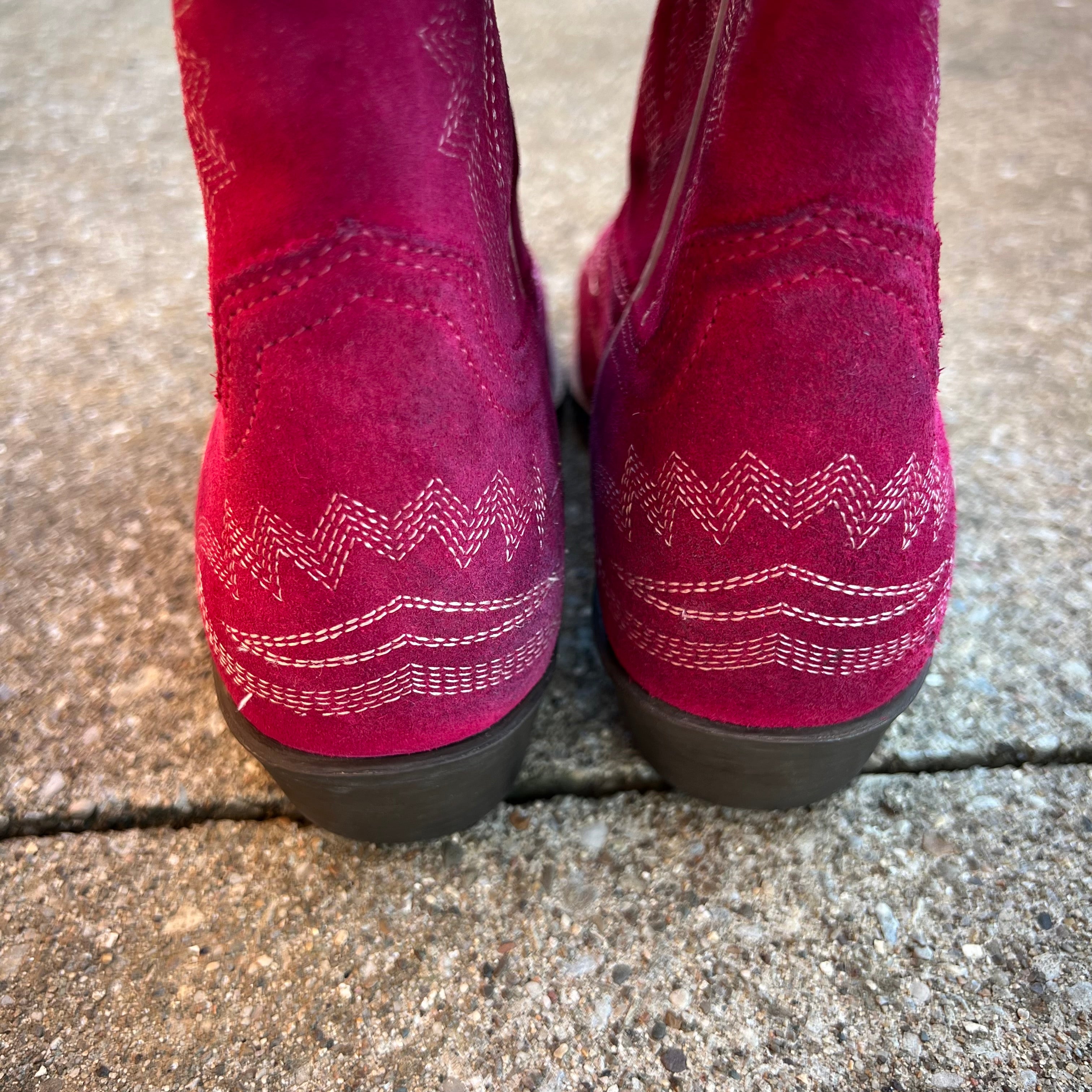 Ariat Pink Youth Western Cowboy Boots
