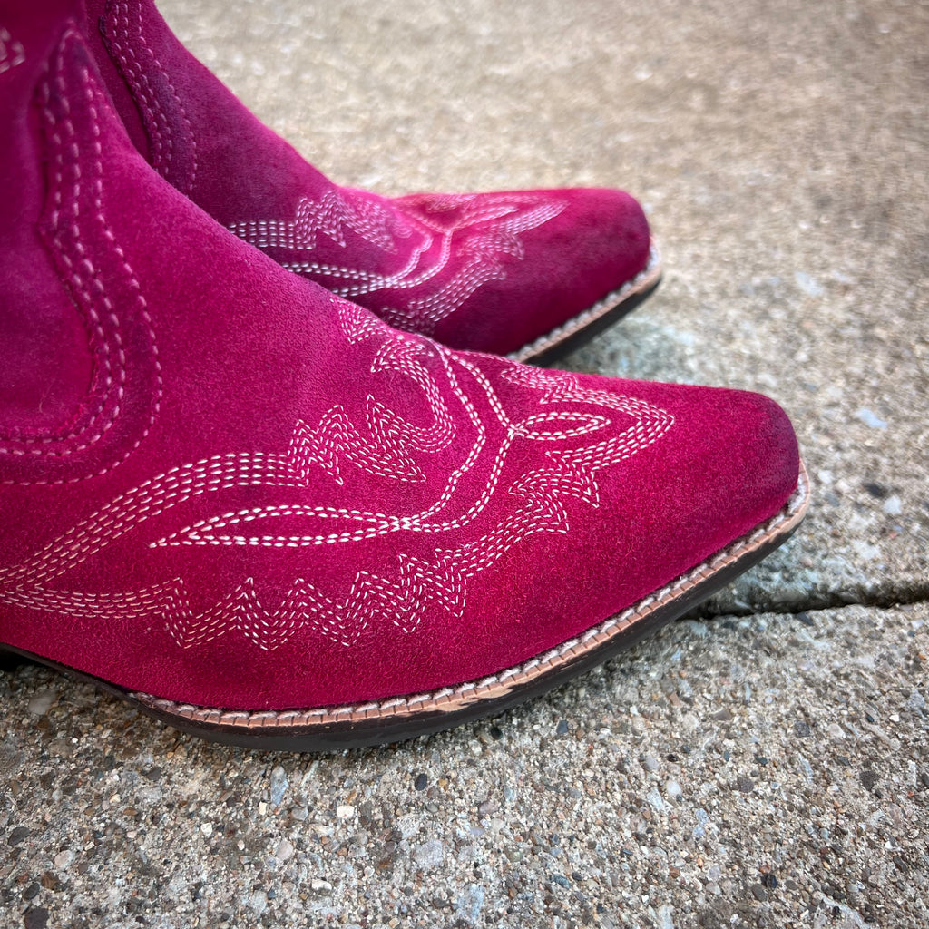 Ariat Pink Youth Western Cowboy Boots