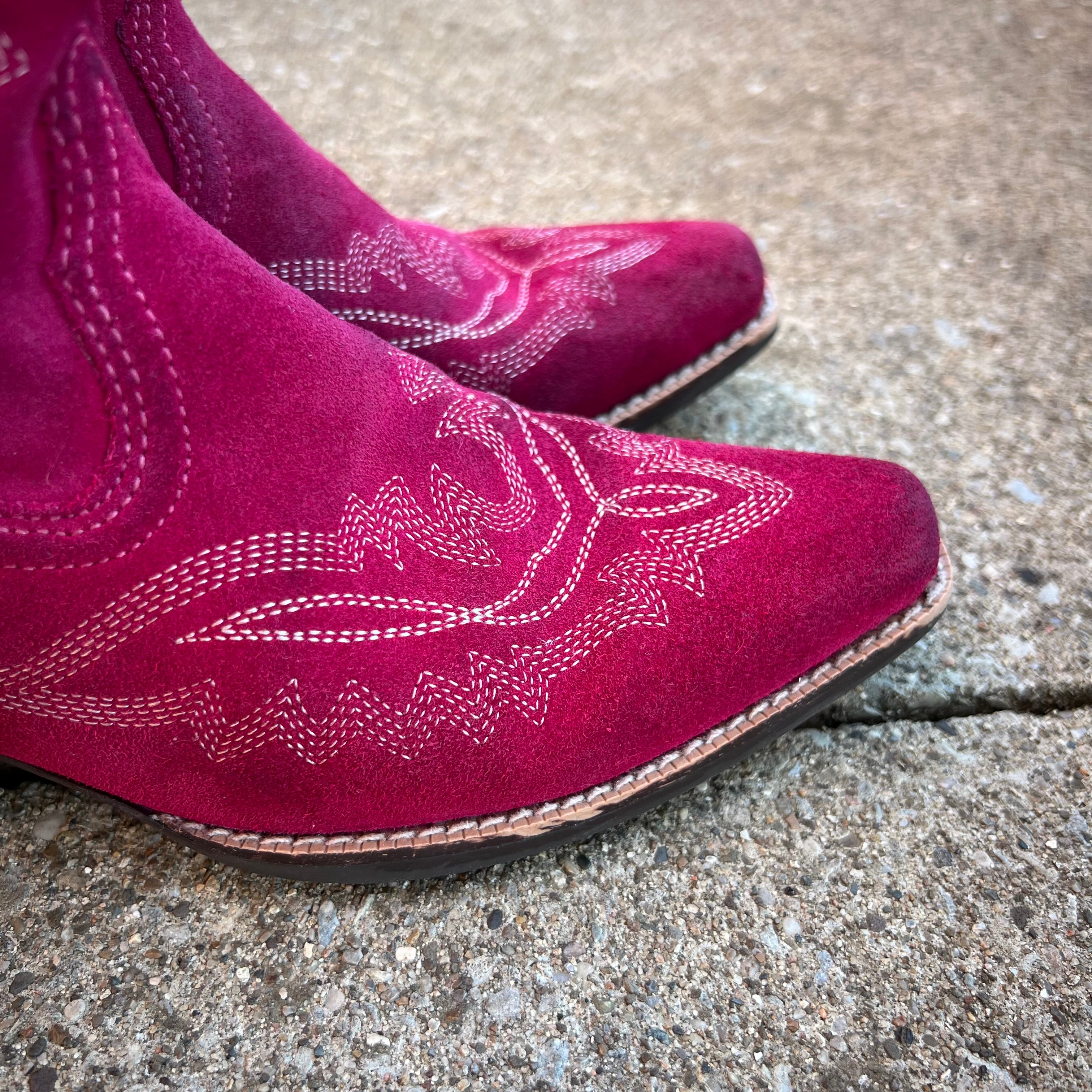Ariat Pink Youth Western Cowboy Boots