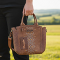 Wrangler Aztec Satchel | Western Embroidered Bag