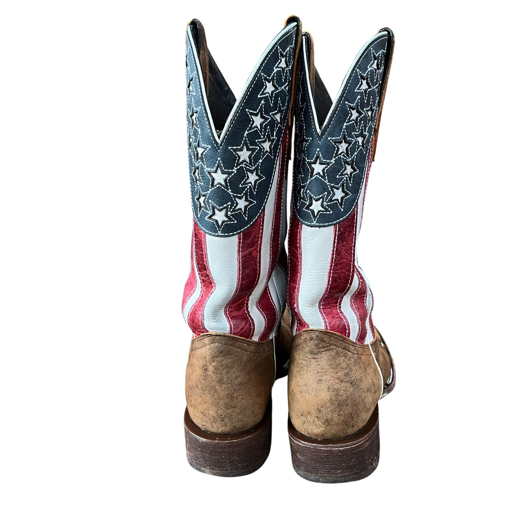 J.B. Dillon Patriotic Western Cowboy Boots