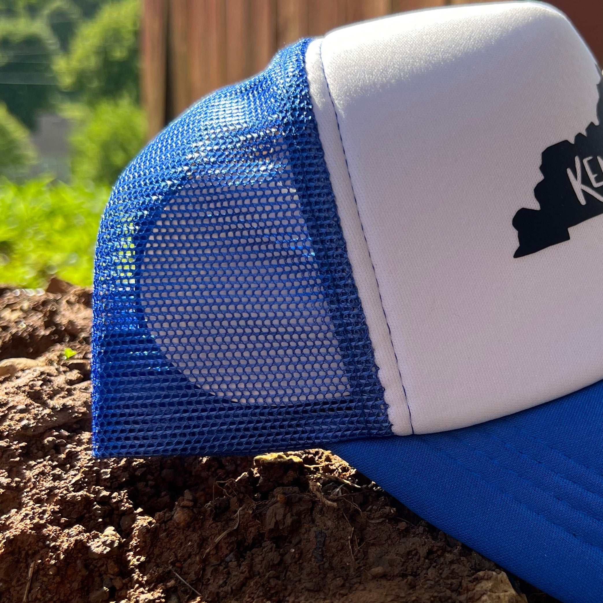 Kentucky Blue Trucker Hat Mesh Breathable