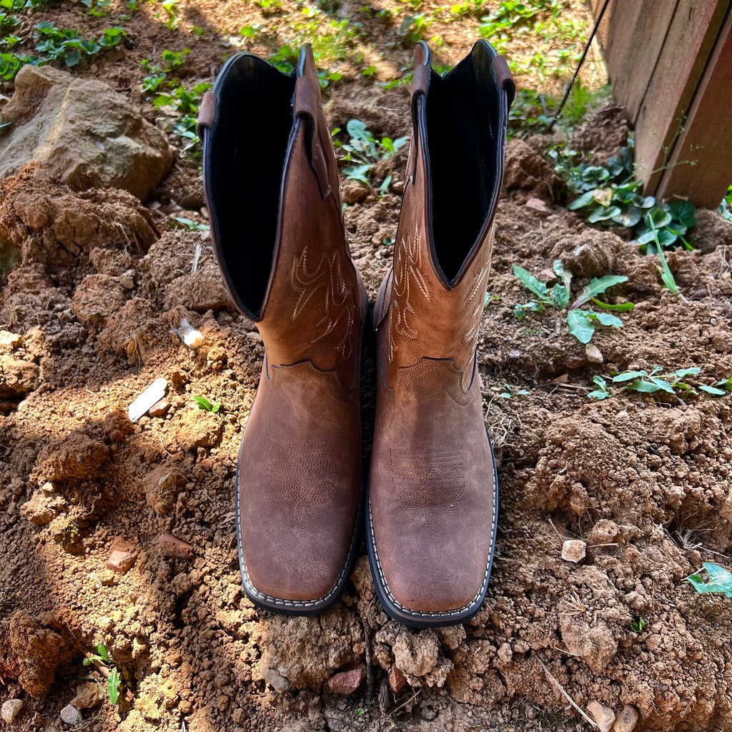 Nelson County Men’s Whiskey Leather Boots
