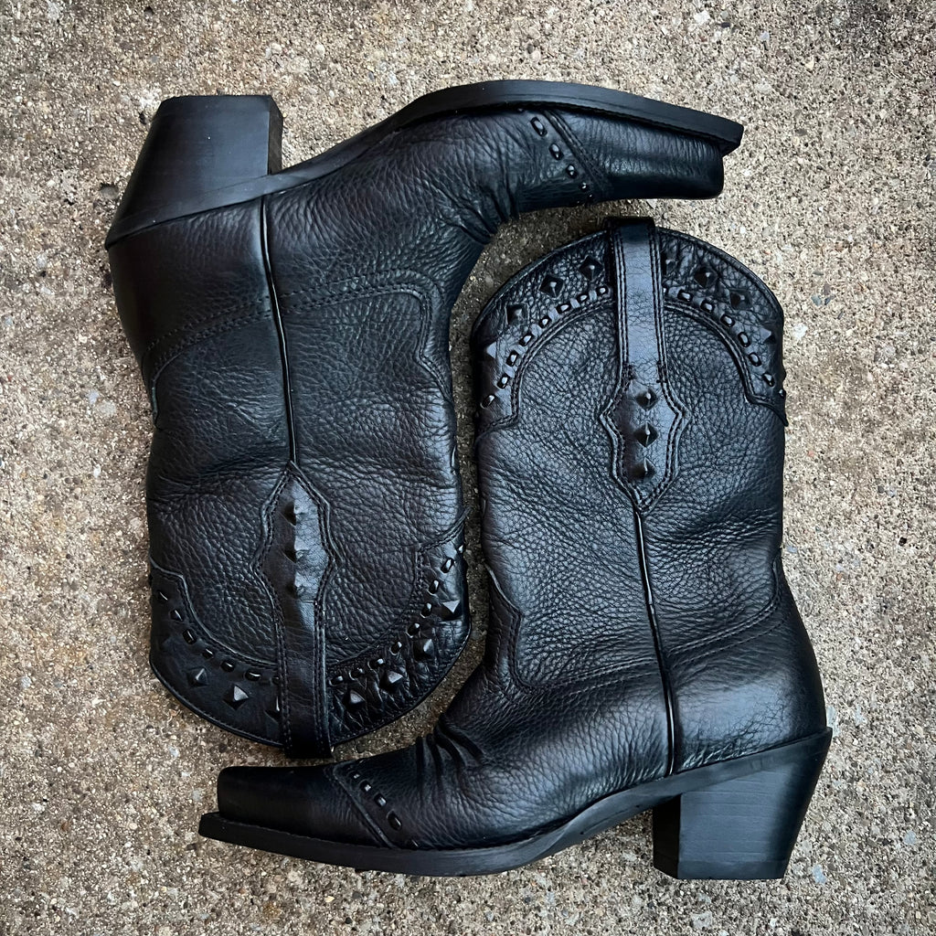 Ariat Women's All Black Western Leather Boots