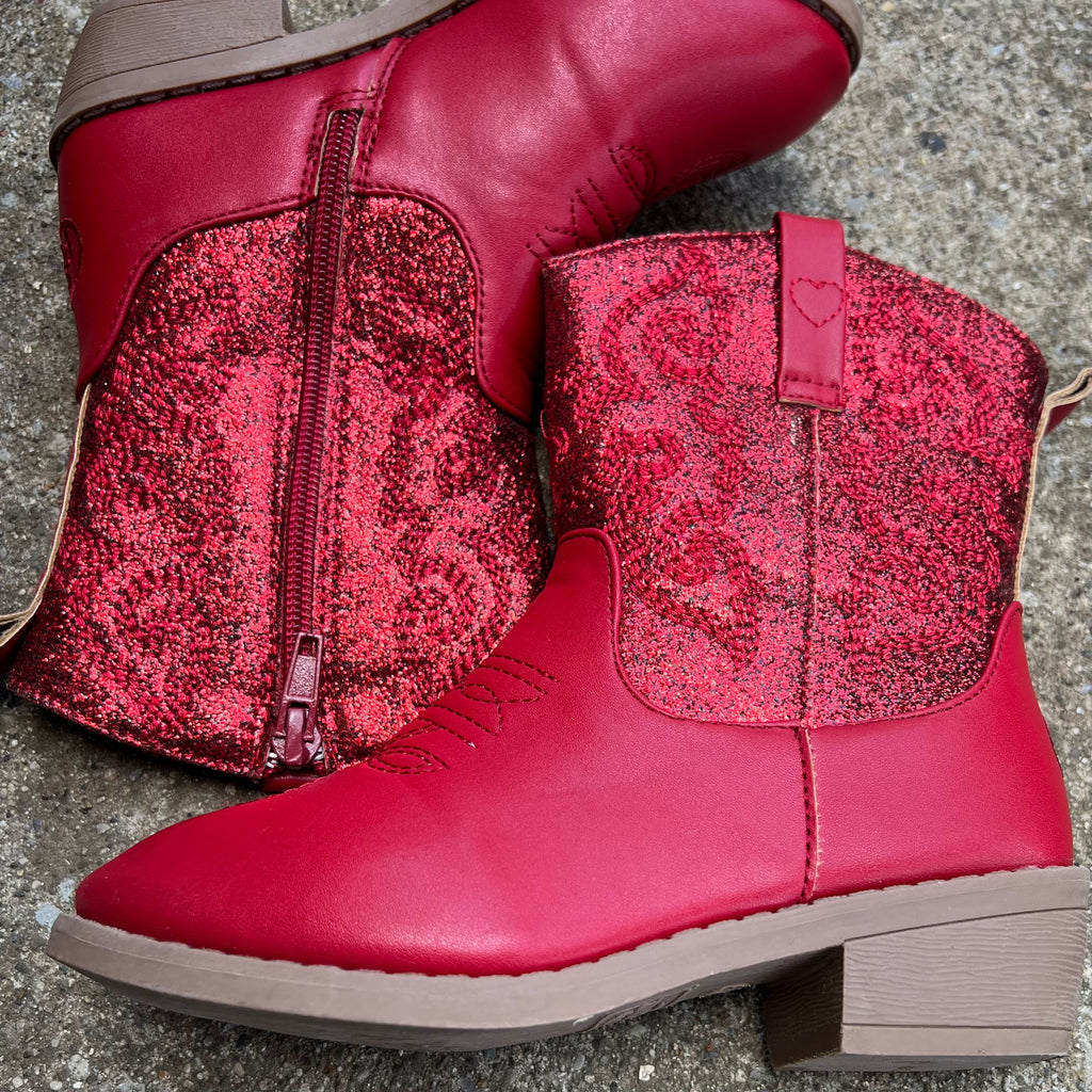 Toddler Glitter Cowboy Boots Western