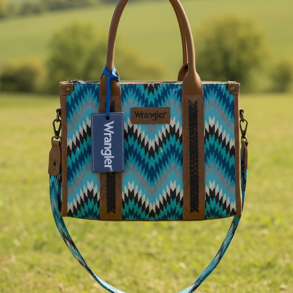 Wrangler Aztec Print Tote Bag