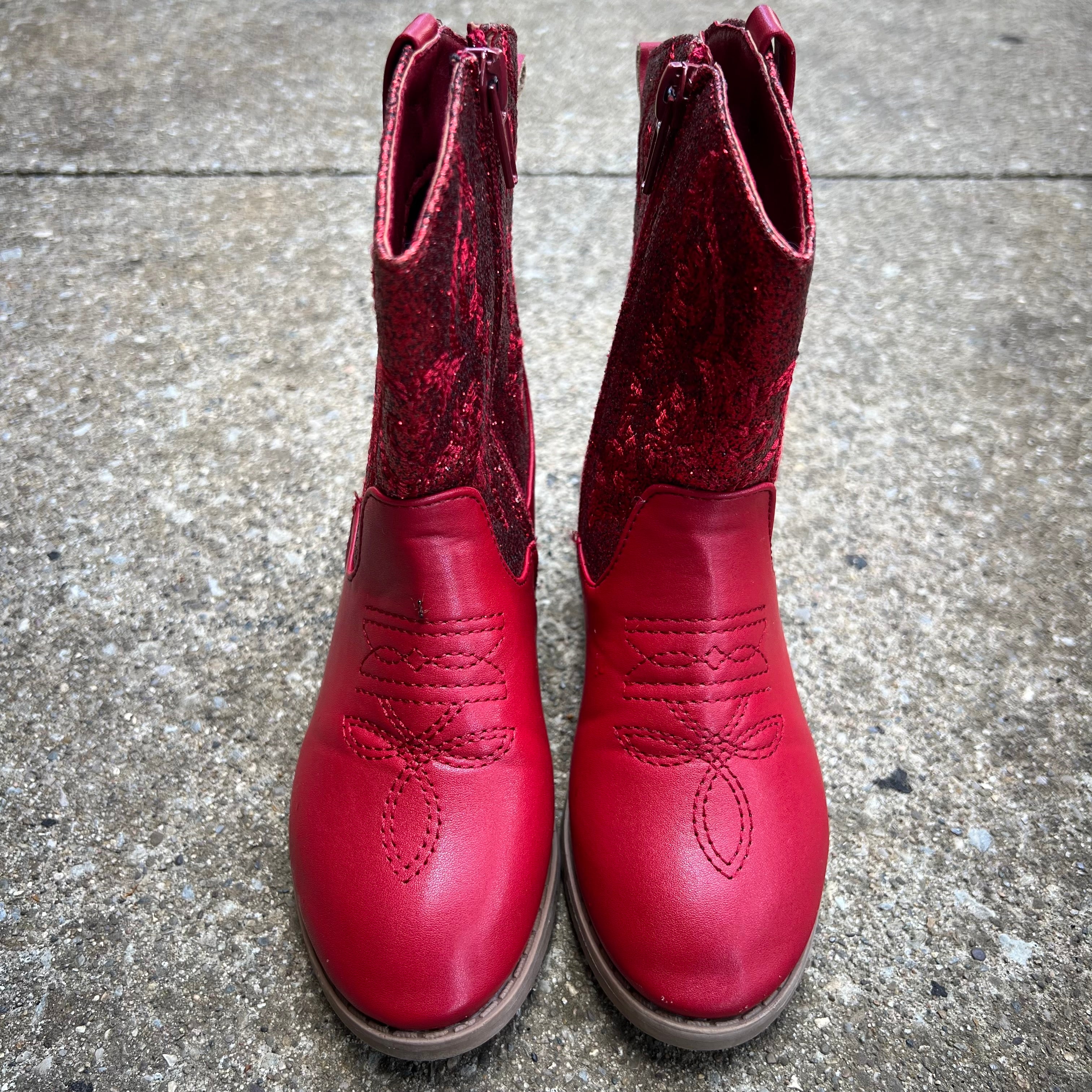Toddler Glitter Cowboy Boots Western