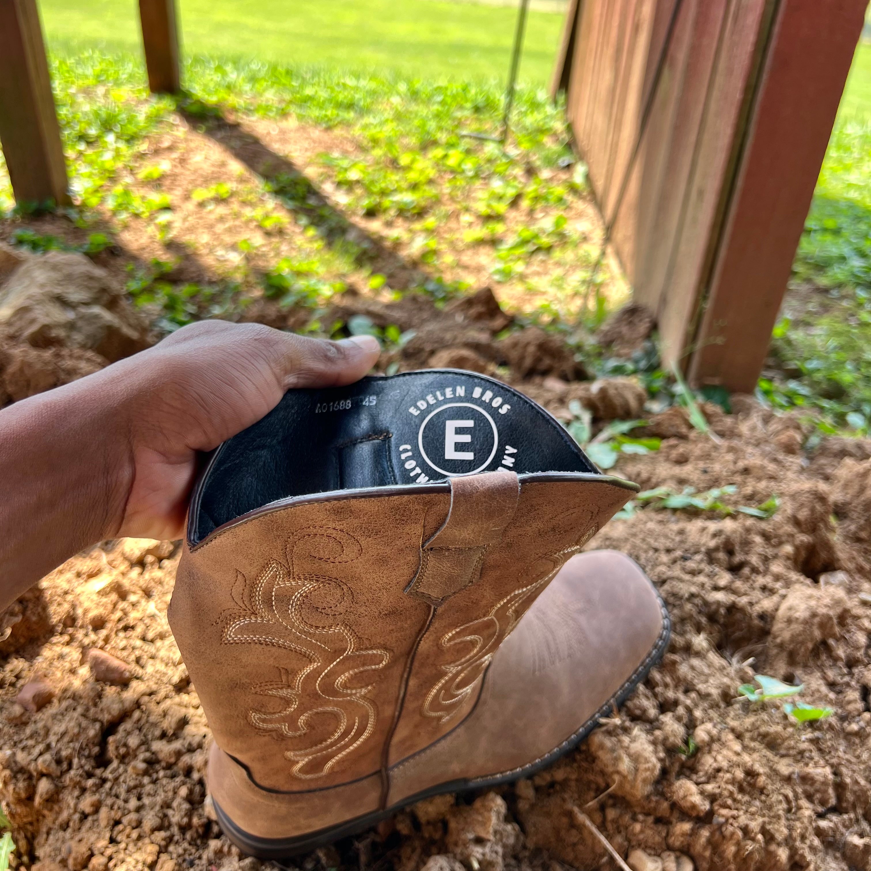 Nelson County Men’s Whiskey Leather Boots