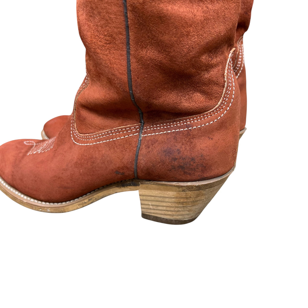Sued Western Cowgirl Boots