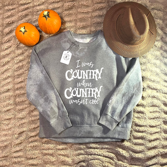 “Distressed Country Sweatshirt | Edelen Bros Clothing”