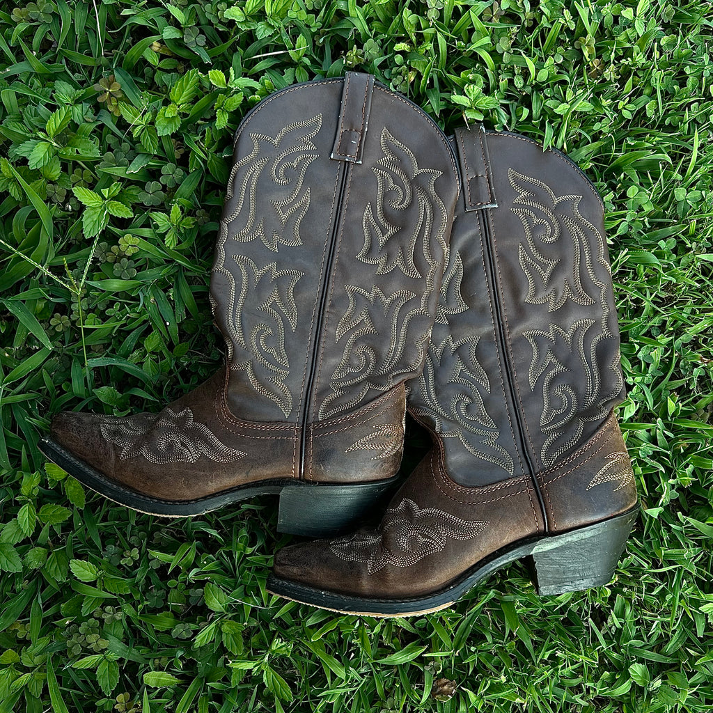 Laredo Western Cowgirl Boots Pre Owned