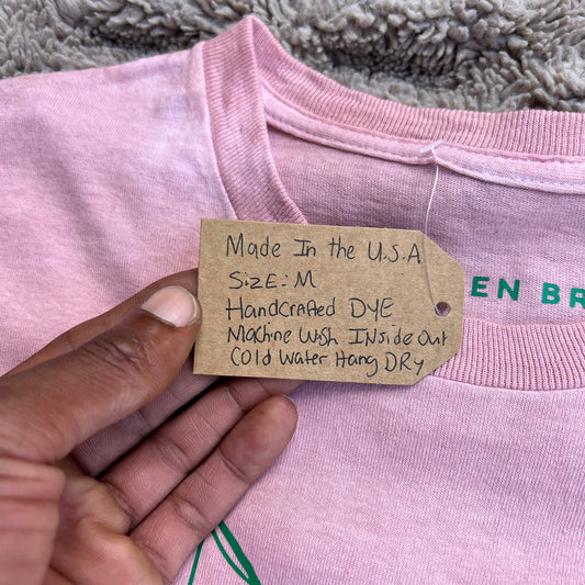 Country Frog Graphic T-Shirt Hand Dyed