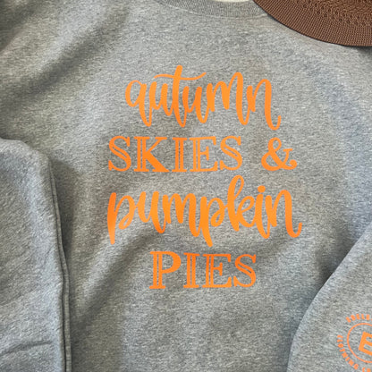 Country Fall Sweatshirt Autumn Sky’s