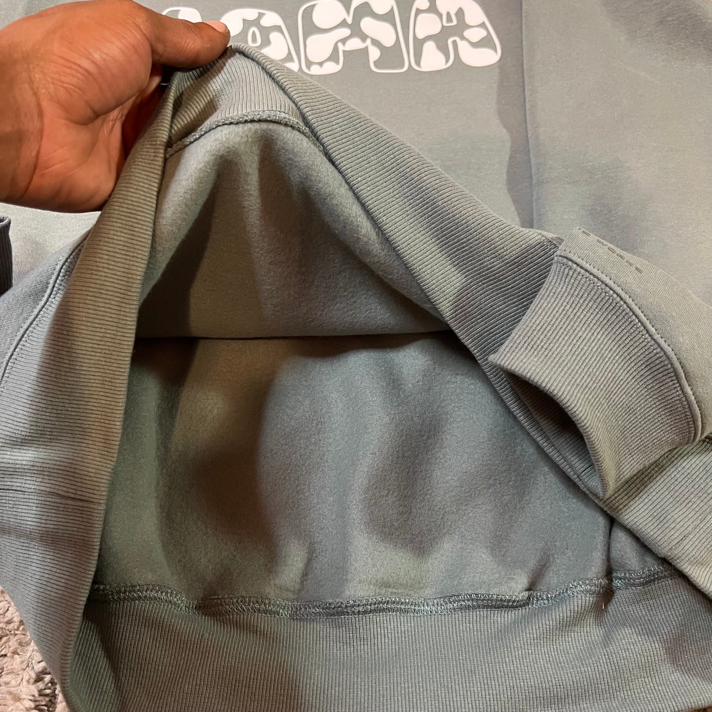 Country Cow Print Mama Sweatshirt