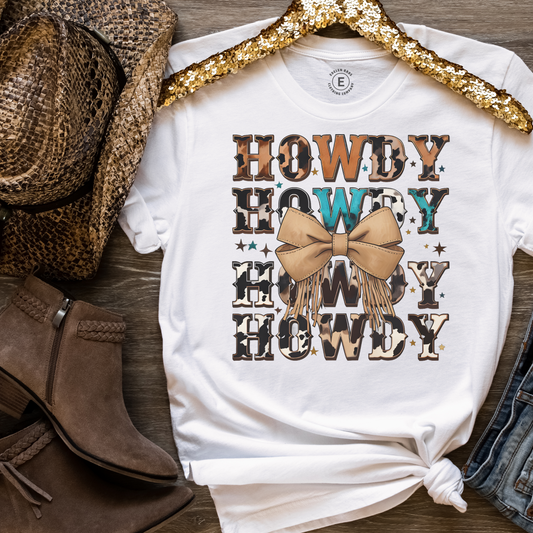 “Howdy Howdy Women’s Country Western Graphic T-Shirt”