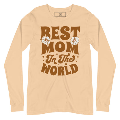 “Best Mom in the World T-Shirt – Mother’s Day Gift, Cute Mom Graphic Tee”